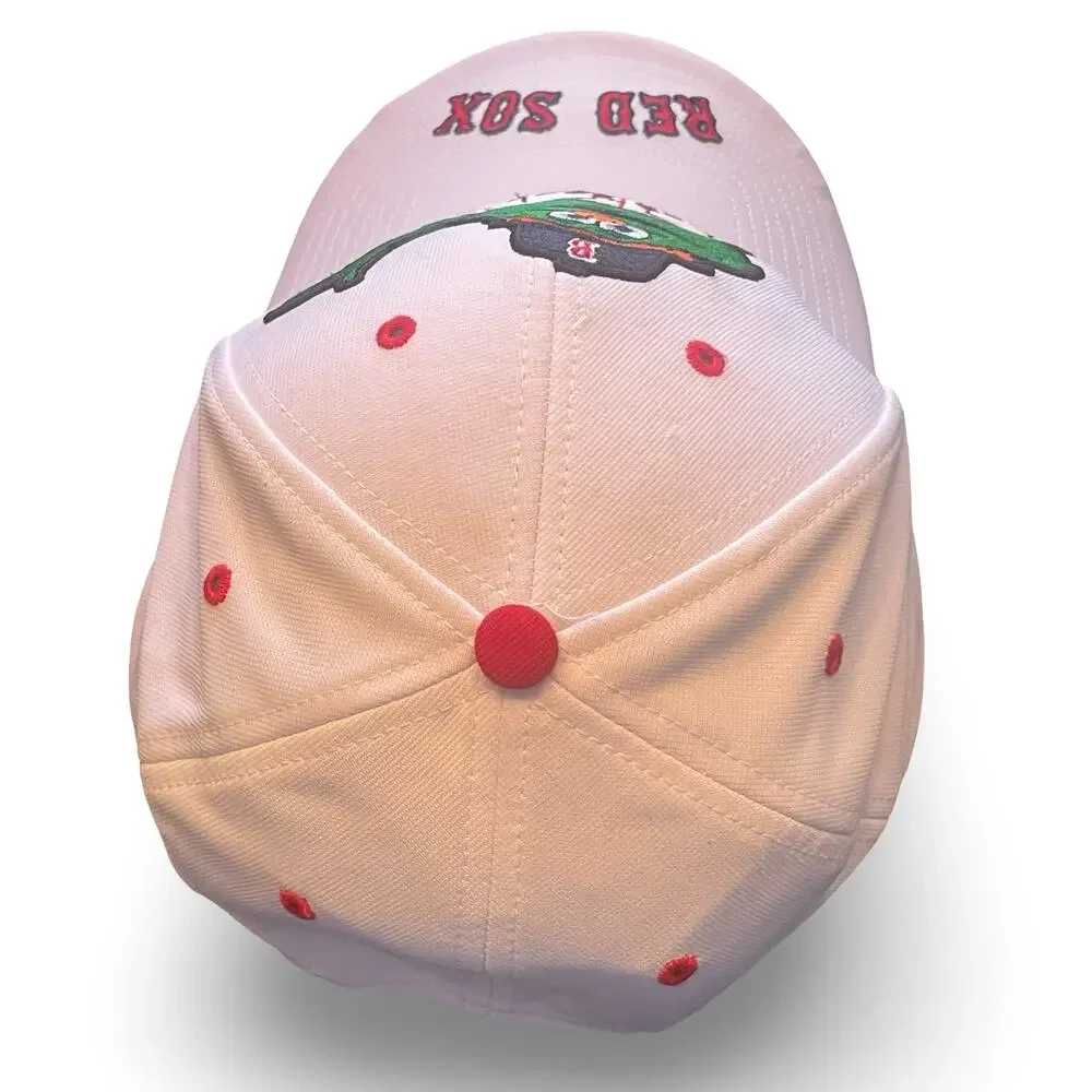 Boston Red Sox 47 Brand Hat Fenway Park Collection Wally Green Monster Cap White